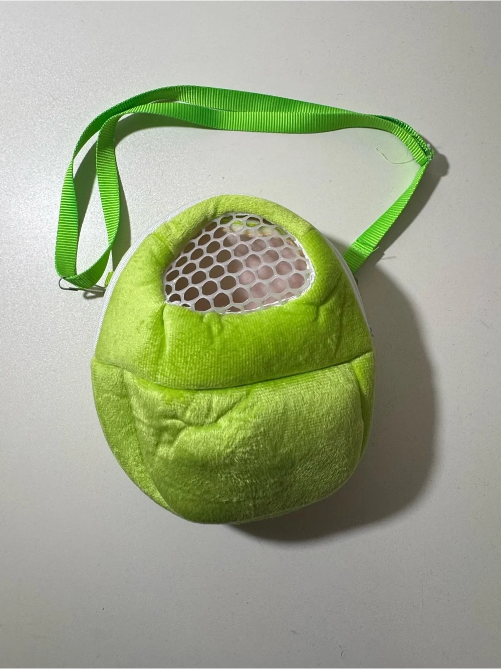 Small Pet Plush Carrying Pouch with Mesh Window